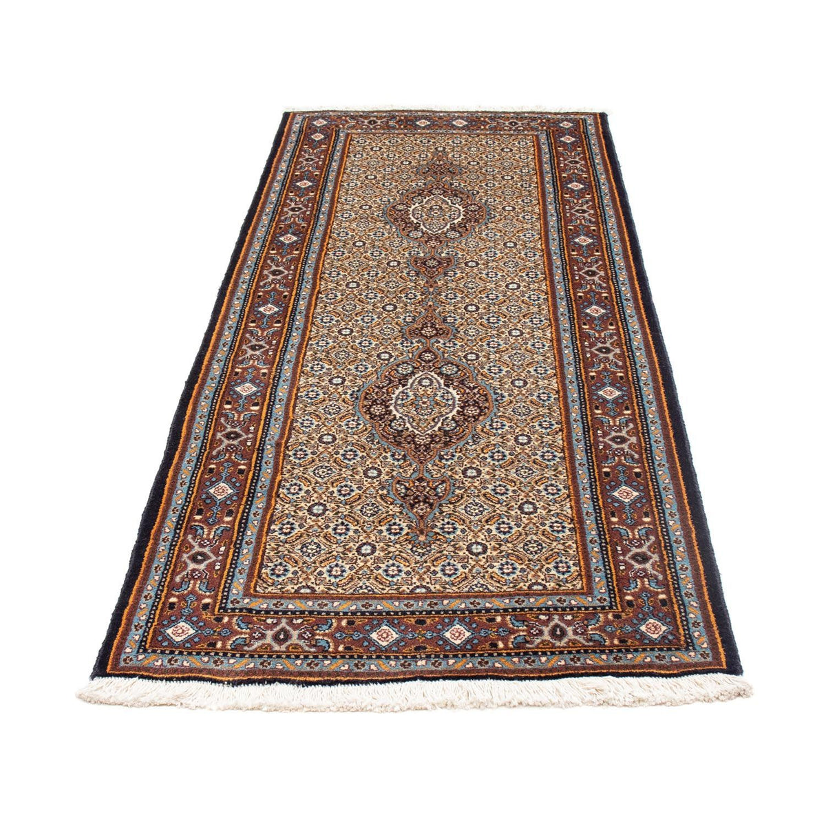Loper Perzisch tapijt - Klassiek - 196 x 78 cm - beige