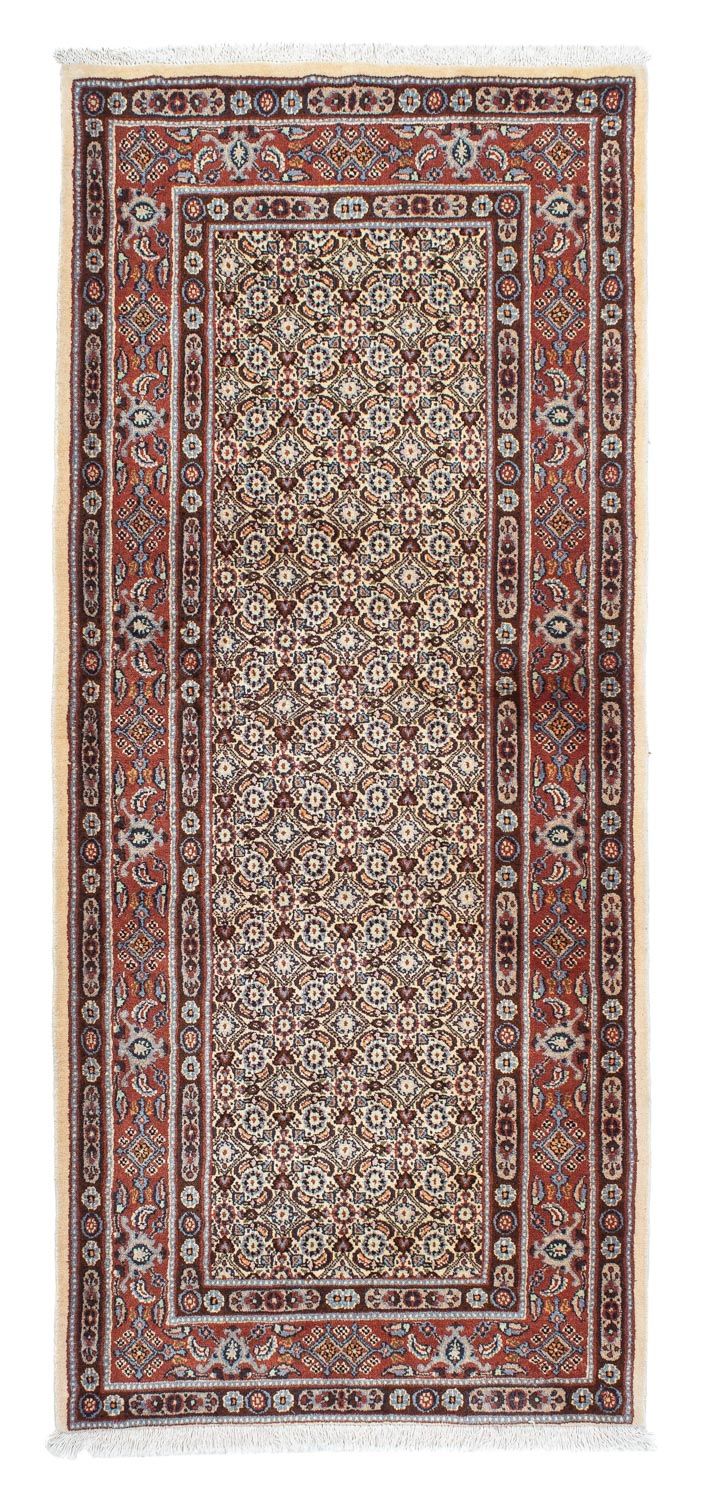 Loper Perzisch tapijt - Klassiek - 195 x 84 cm - beige
