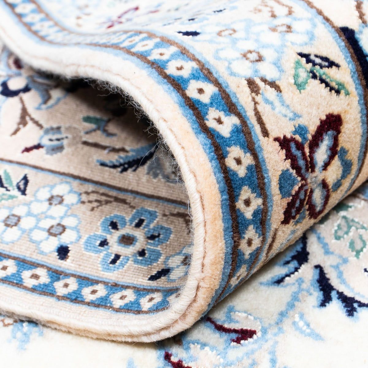 Perzisch tapijt - Nain - Koninklijk - 294 x 198 cm - beige