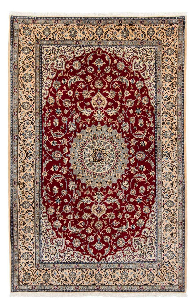 Perzisch tapijt - Nain - Koninklijk - 295 x 203 cm - rood