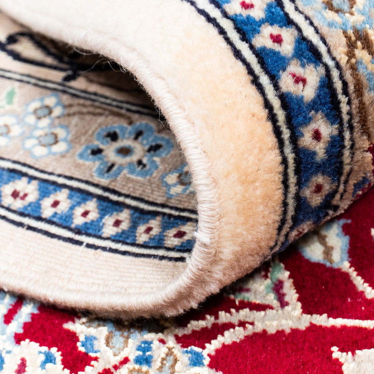 Perzisch tapijt - Nain - Koninklijk - 295 x 203 cm - rood