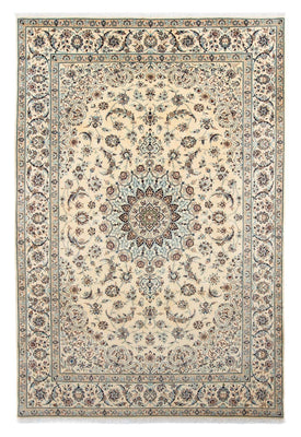 Perzisch tapijt - Nain - Koninklijk - 303 x 203 cm - beige