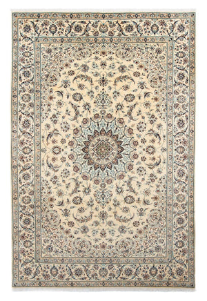 Perzisch tapijt - Nain - Koninklijk - 303 x 203 cm - beige