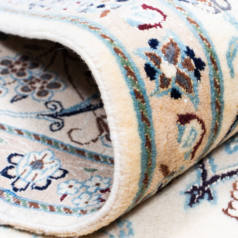 Perzisch tapijt - Nain - Koninklijk - 303 x 203 cm - beige