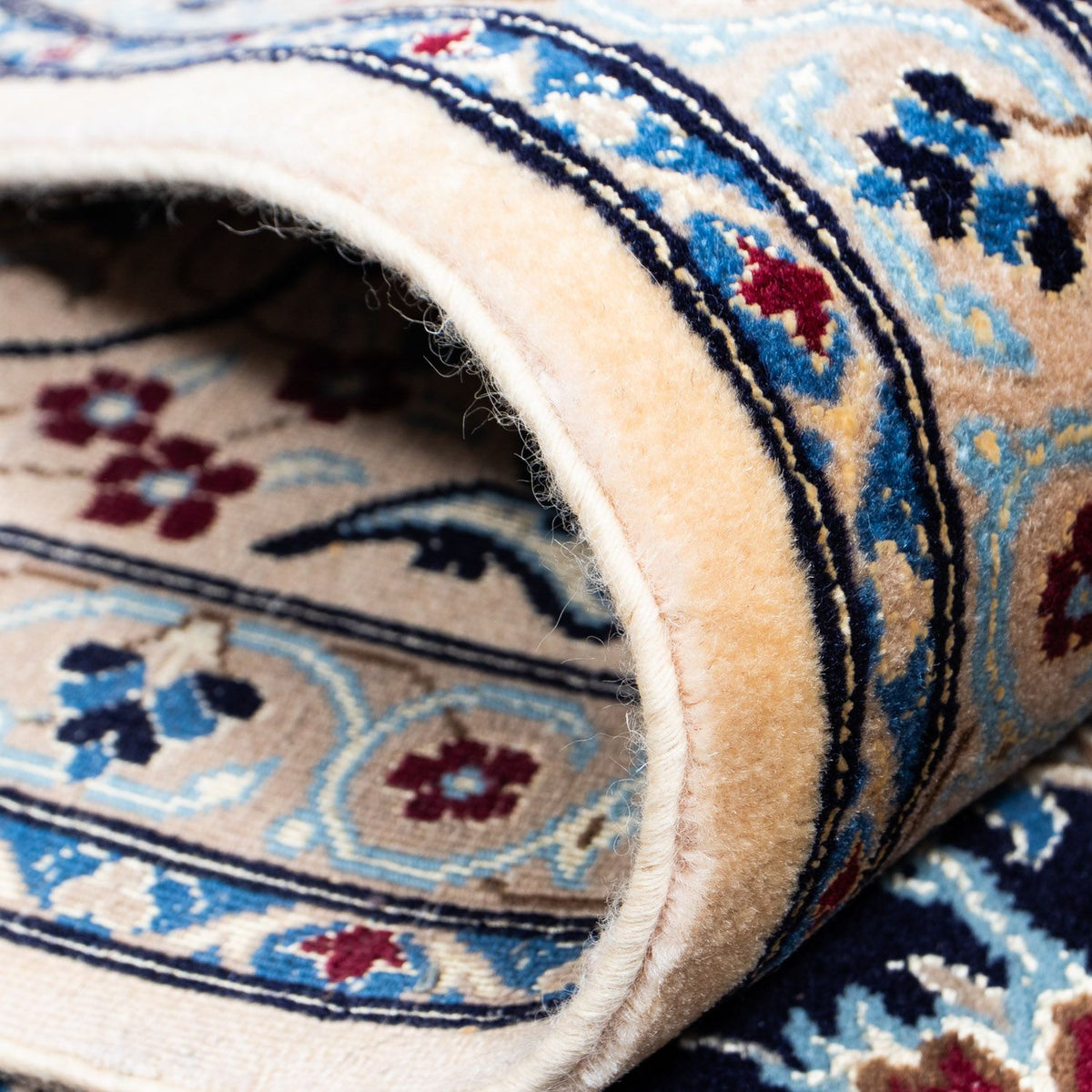 Perzisch tapijt - Nain - Koninklijk - 308 x 200 cm - zwart