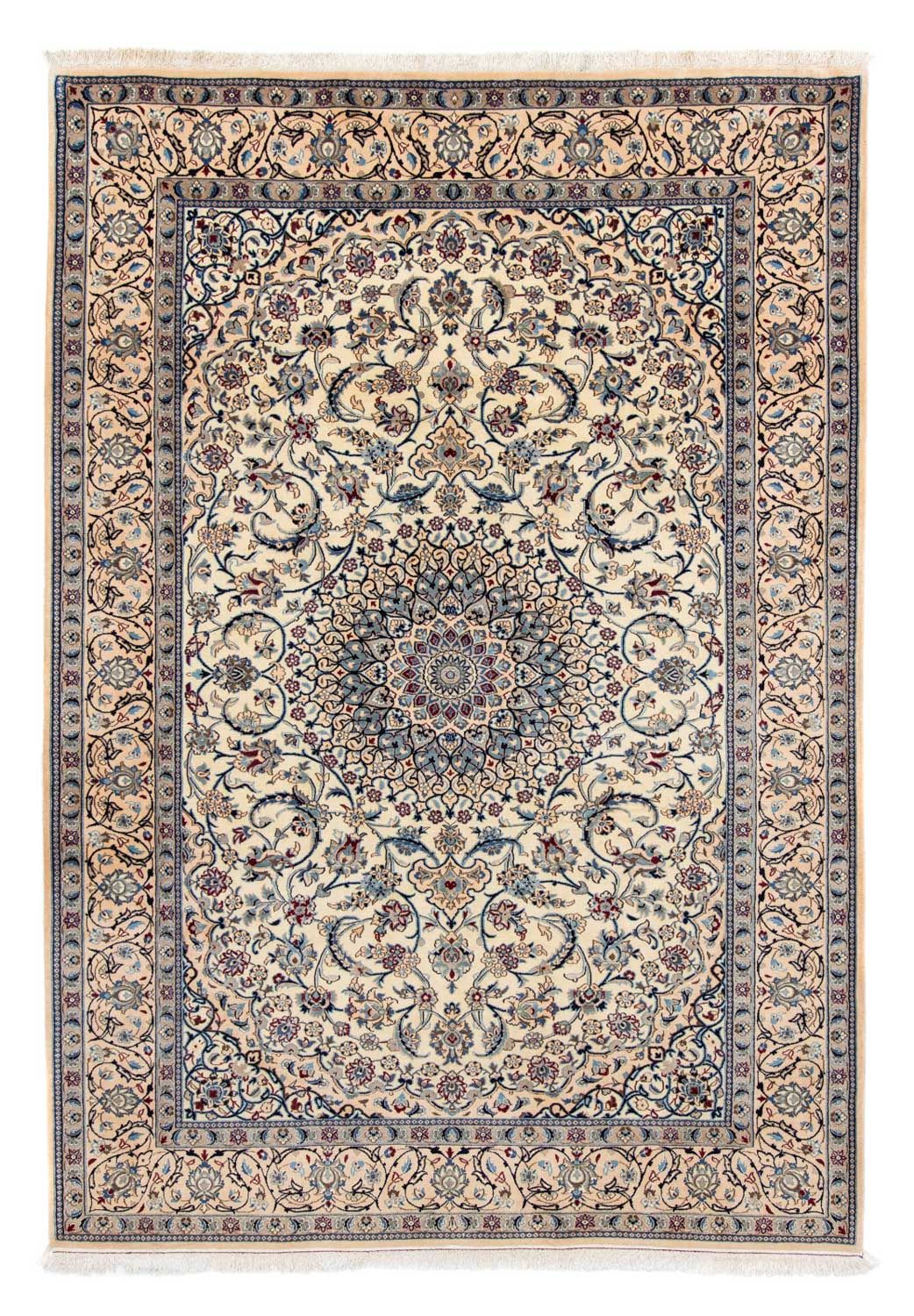 Perzisch tapijt - Nain - Koninklijk - 303 x 202 cm - beige