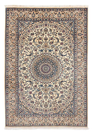 Perzisch tapijt - Nain - Koninklijk - 303 x 202 cm - beige