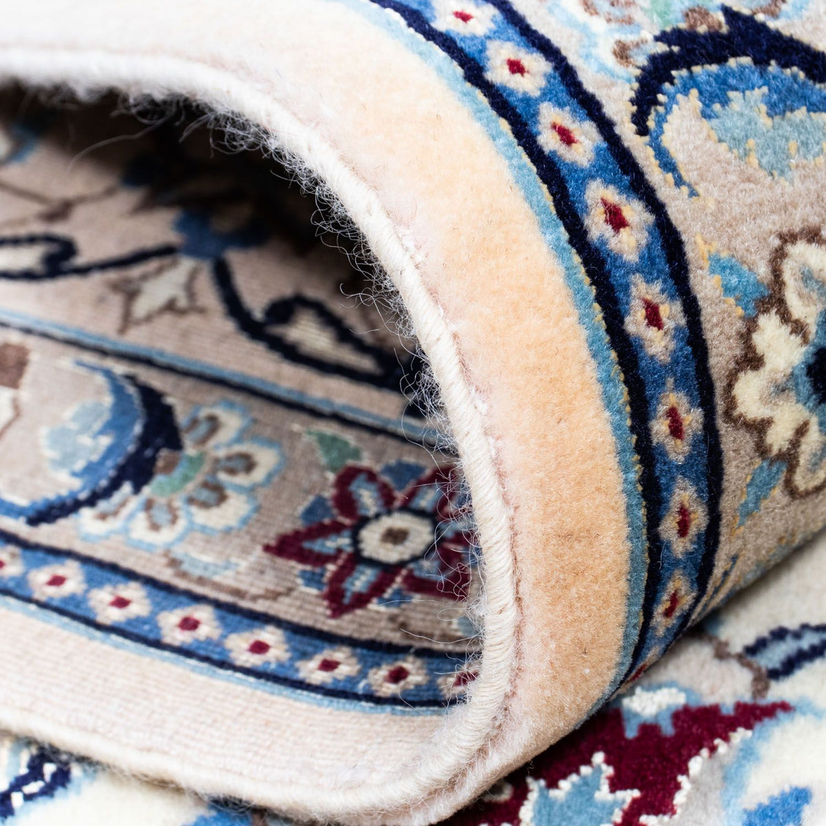 Perzisch tapijt - Nain - Koninklijk - 303 x 202 cm - beige