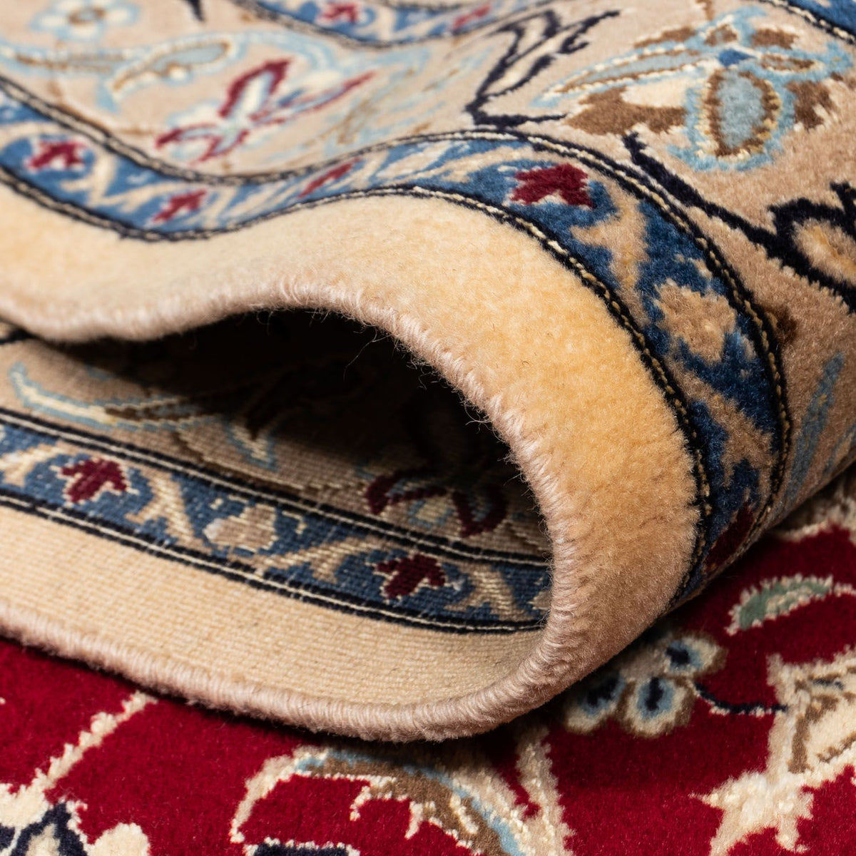 Perzisch tapijt - Nain - Koninklijk - 344 x 248 cm - zwart