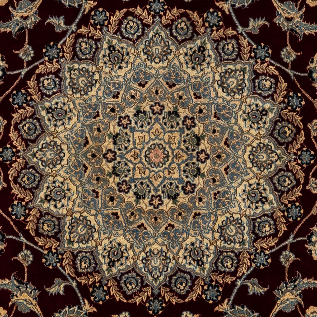 Perzisch tapijt - Nain - Koninklijk - 348 x 250 cm - zwart