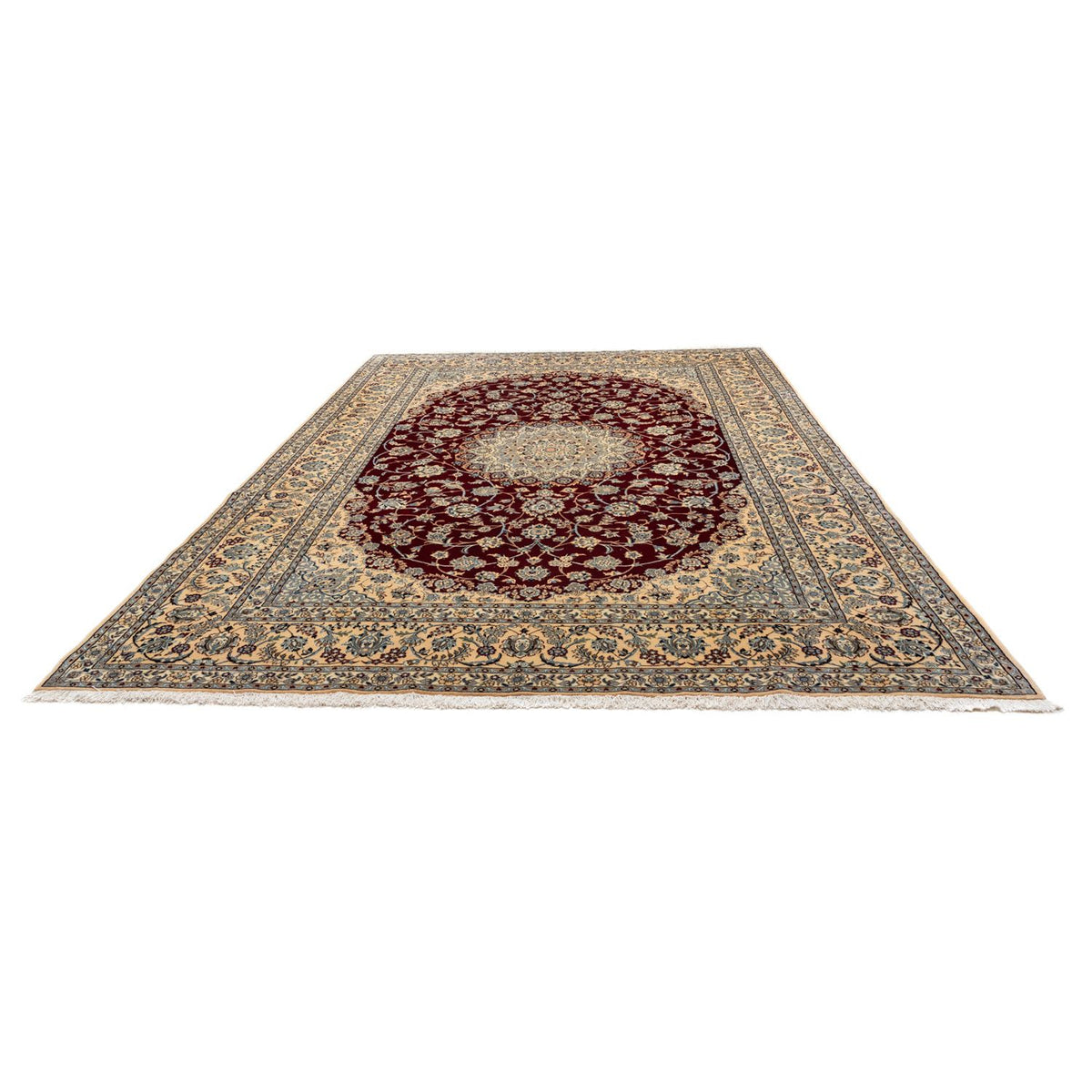 Perzisch tapijt - Nain - Koninklijk - 348 x 250 cm - zwart