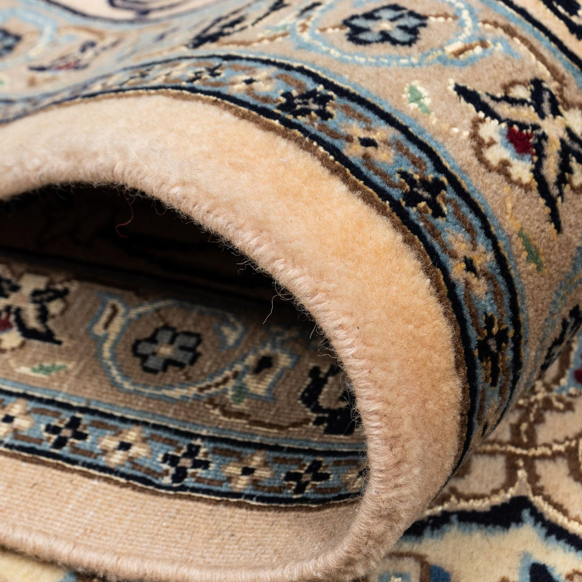 Perzisch tapijt - Nain - Koninklijk - 358 x 248 cm - beige