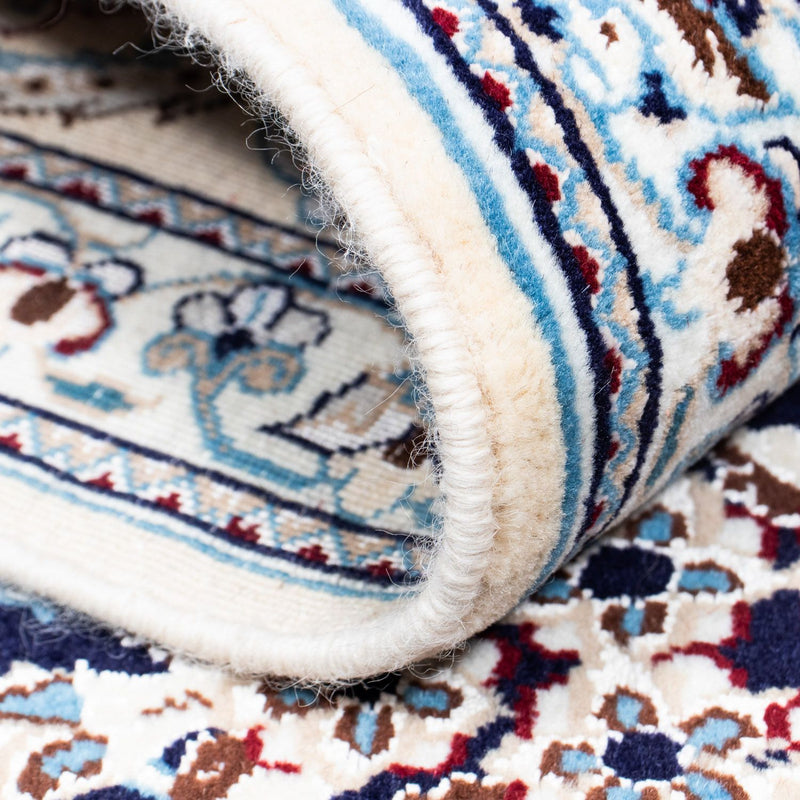 Perzisch tapijt - Nain - Koninklijk - 291 x 200 cm - donkerblauw