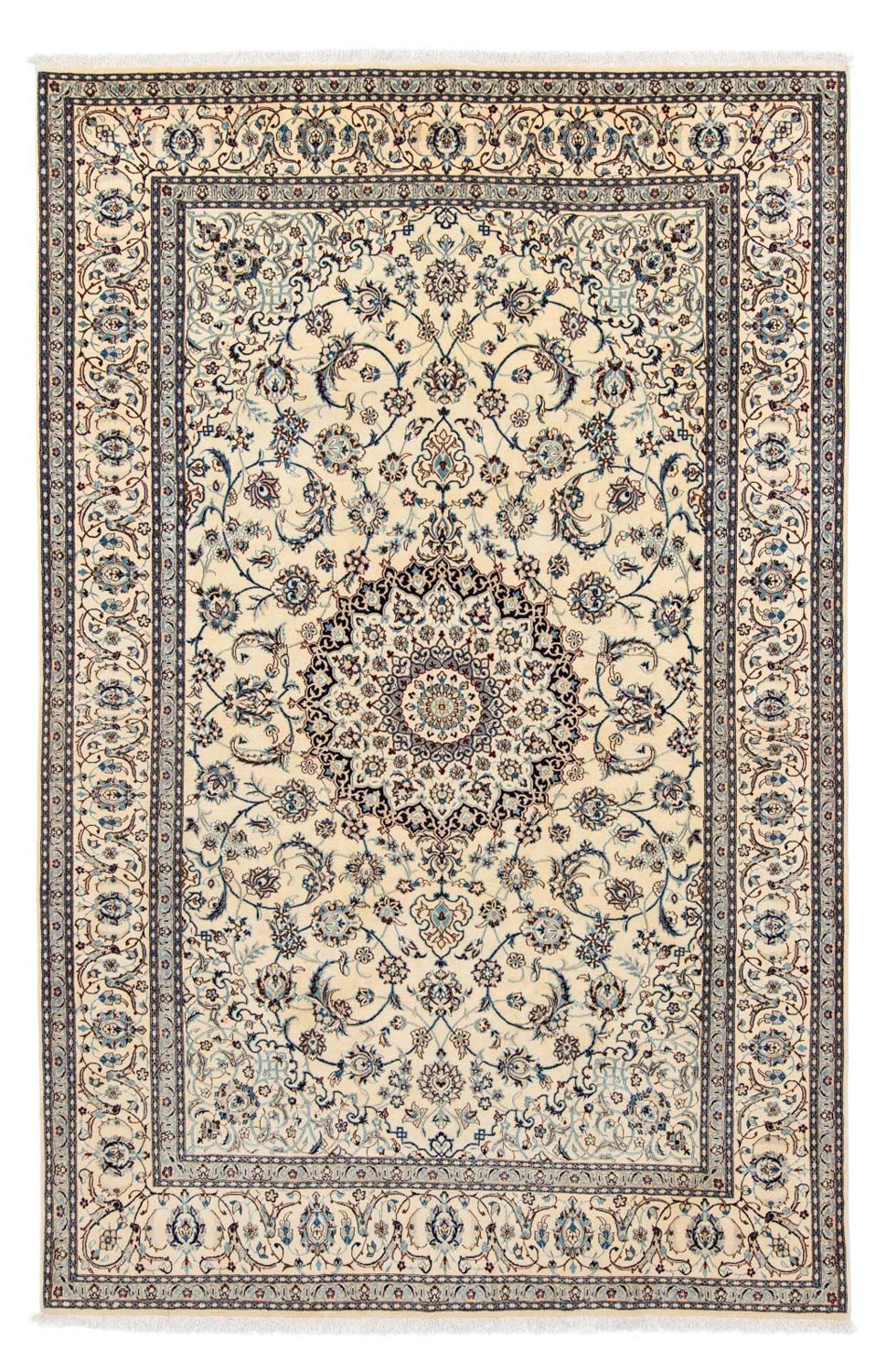 Perzisch tapijt - Nain - Koninklijk - 310 x 203 cm - beige
