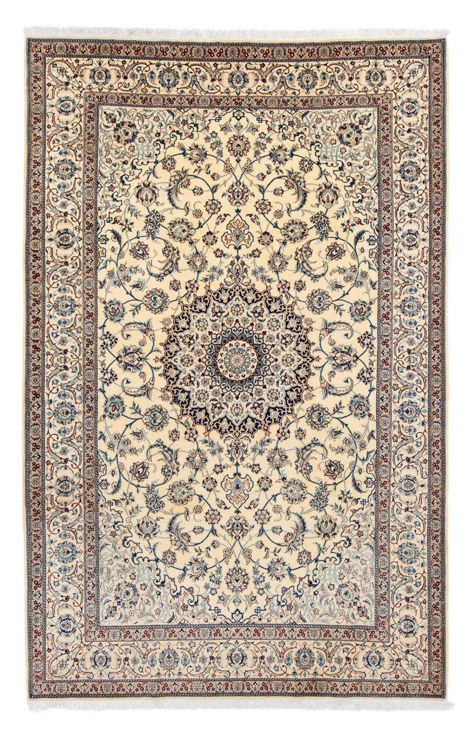 Perzisch tapijt - Nain - Koninklijk - 312 x 205 cm - beige
