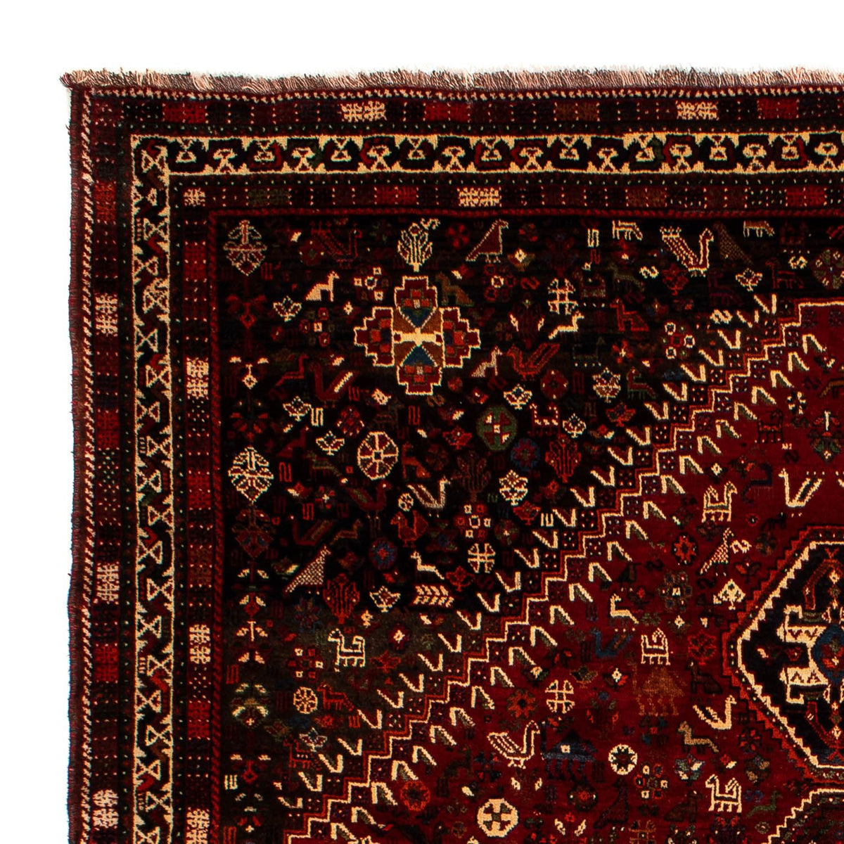 Perzisch Tapijt - Nomadisch - 310 x 228 cm - donkerrood