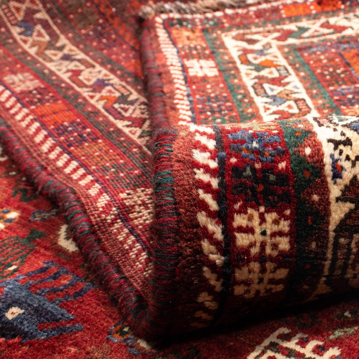 Perzisch Tapijt - Nomadisch - 310 x 228 cm - donkerrood