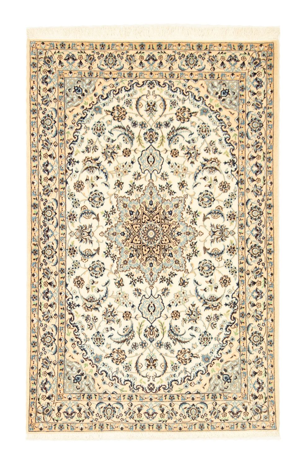 Perzisch tapijt - Nain - Premium - 150 x 97 cm - beige