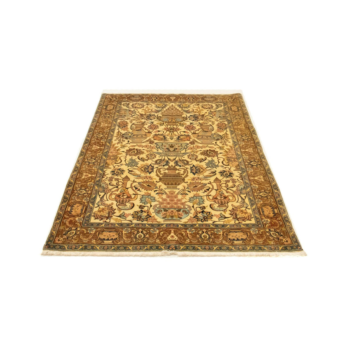 Perzisch tapijt - Ghom - 171 x 106 cm - beige