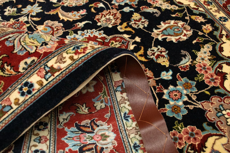 Perzisch tapijt - Ghom - 151 x 105 cm - zwart