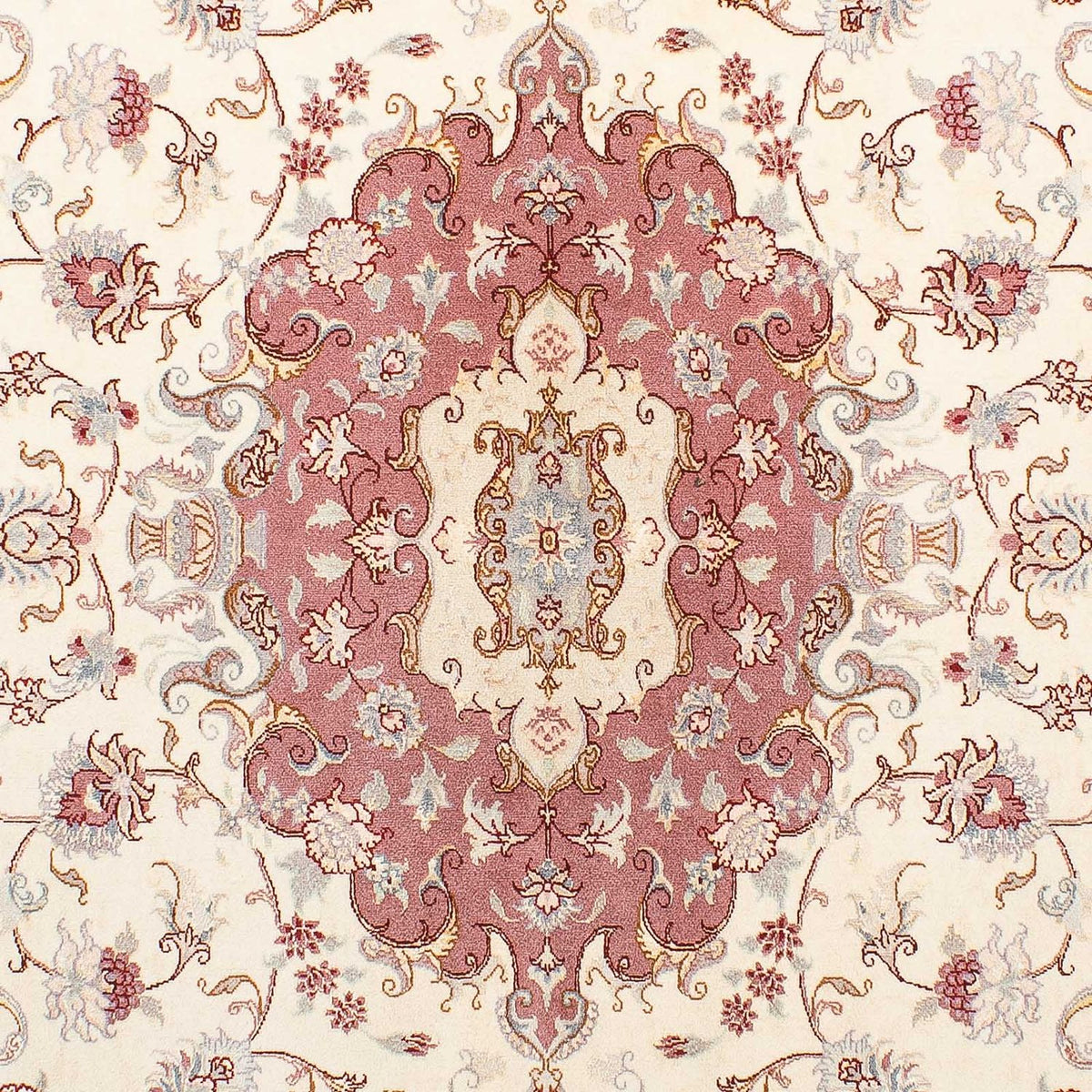 Perzisch tapijt - Tabriz - Royal - 242 x 167 cm - beige
