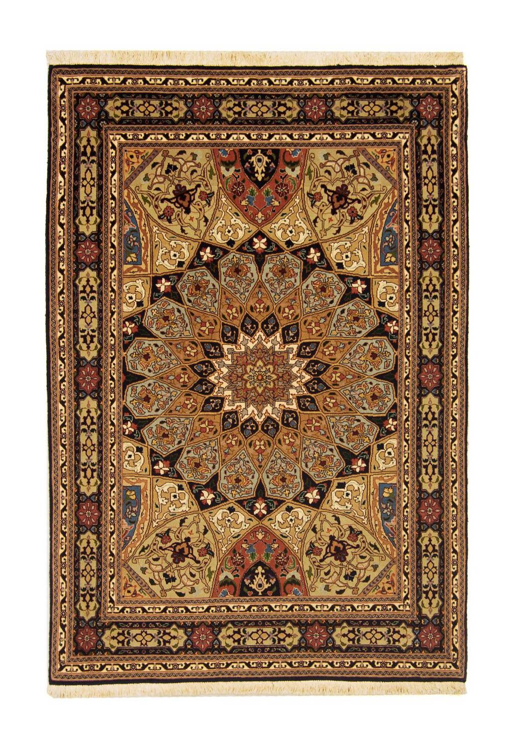Perzisch tapijt - Tabriz - Royal - 151 x 102 cm - veelkleurig