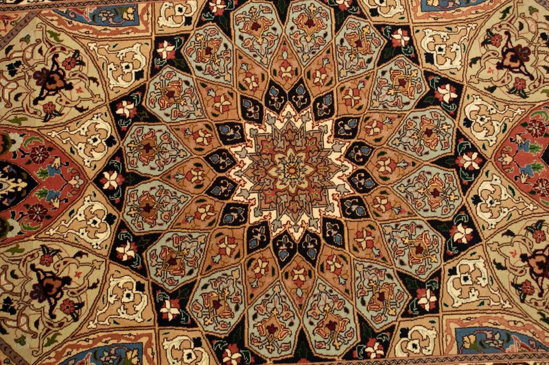 Perzisch tapijt - Tabriz - Royal - 151 x 102 cm - veelkleurig