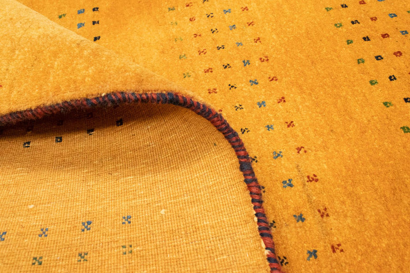 Loper Gabbeh Tapijt - Loribaft Perzisch - 197 x 83 cm - goud