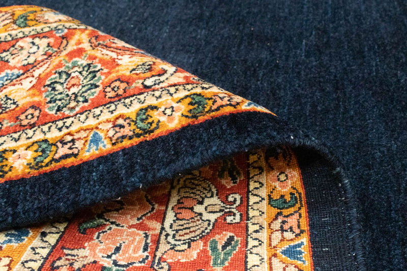 Gabbeh Tapijt - Loribaft Perzisch - 189 x 147 cm - donkerblauw