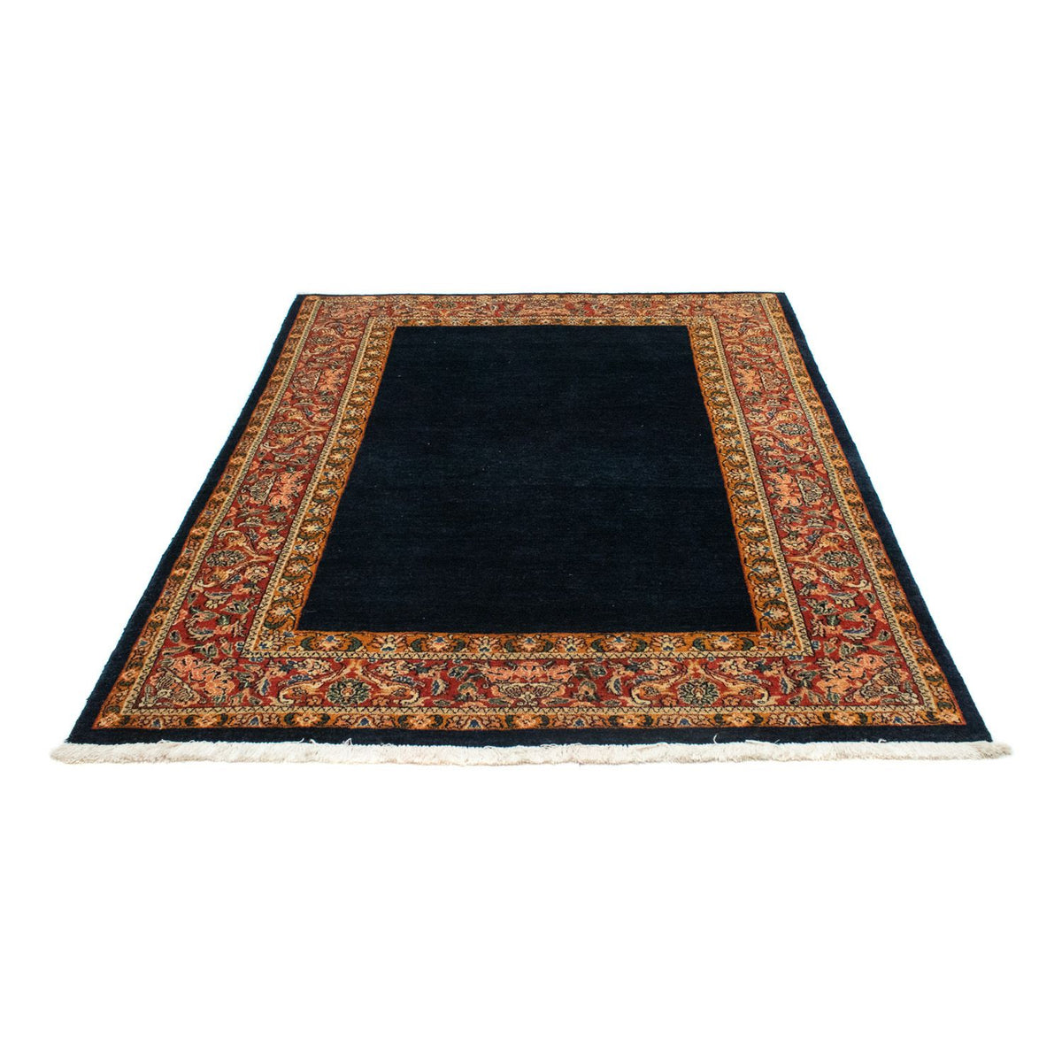 Gabbeh Tapijt - Loribaft Perzisch - 189 x 147 cm - donkerblauw