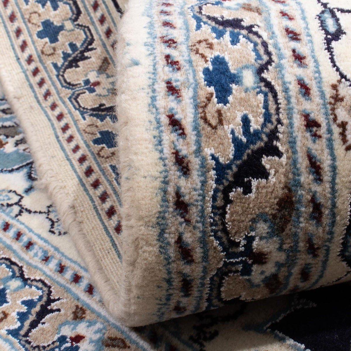 Perzisch tapijt - Nain vierkant  - 198 x 192 cm - donkerblauw