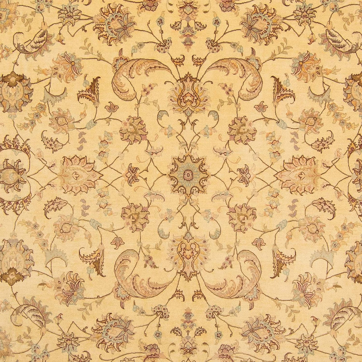Perzisch tapijt - Tabriz - Royal - 393 x 298 cm - lichtbruin