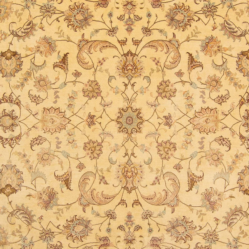 Perzisch tapijt - Tabriz - Royal - 393 x 298 cm - lichtbruin