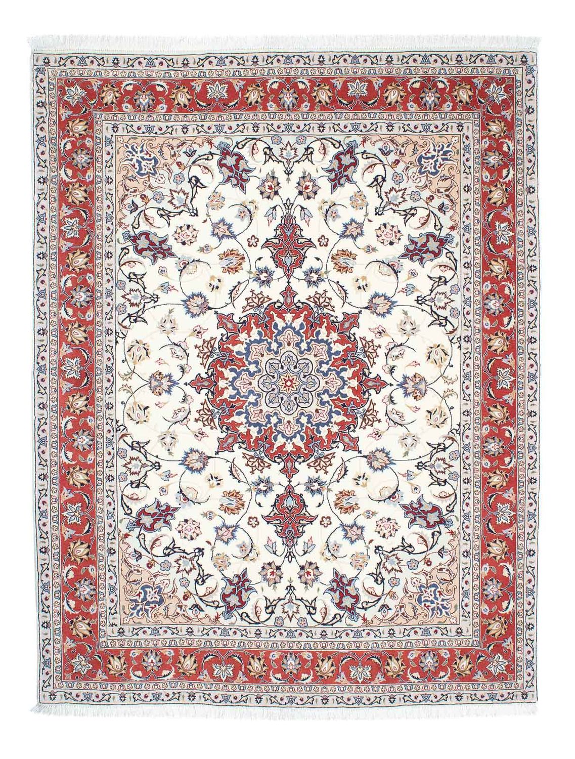 Perzisch tapijt - Tabriz - Royal - 200 x 156 cm - beige