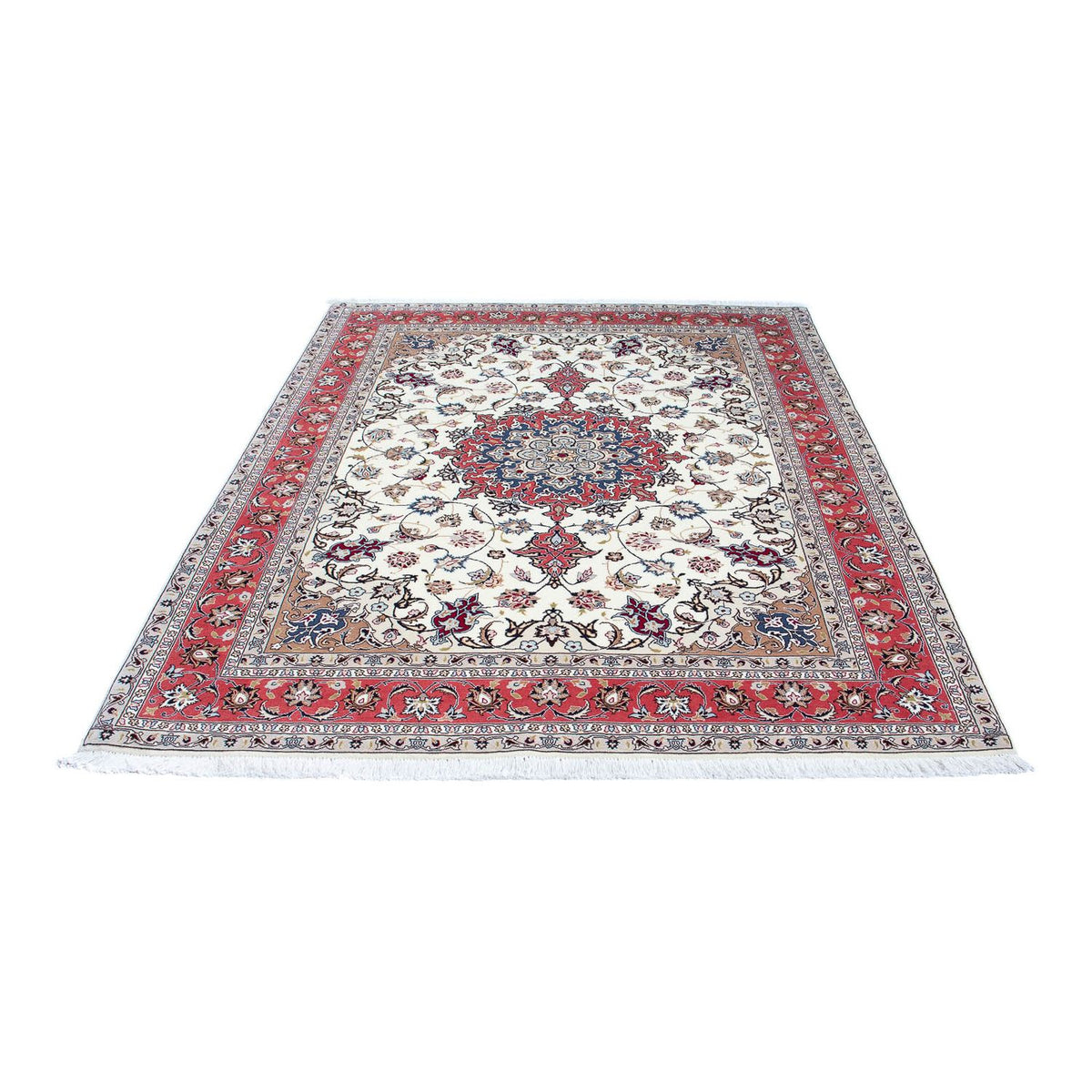 Perzisch tapijt - Tabriz - Royal - 200 x 156 cm - beige