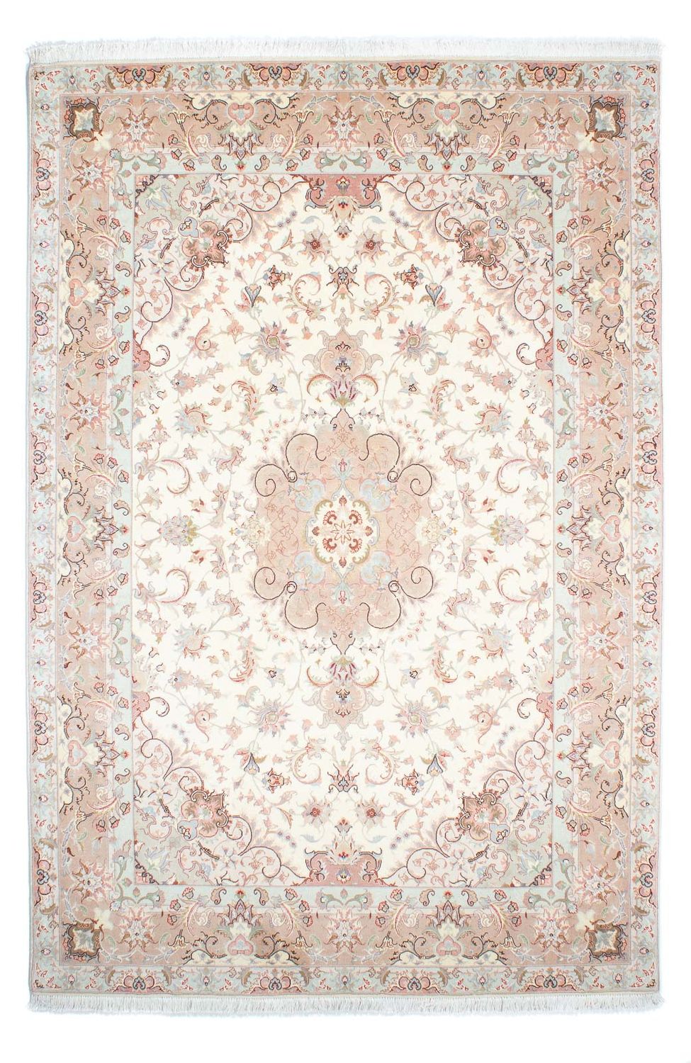 Perzisch tapijt - Tabriz - Royal - 248 x 168 cm - beige