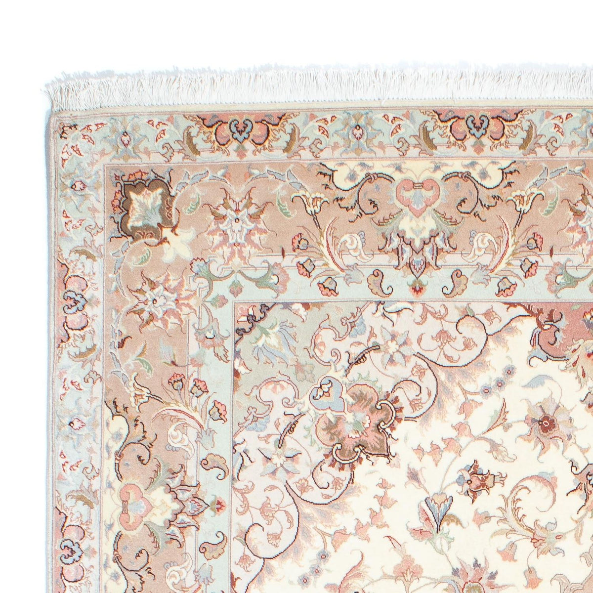 Perzisch tapijt - Tabriz - Royal - 248 x 168 cm - beige