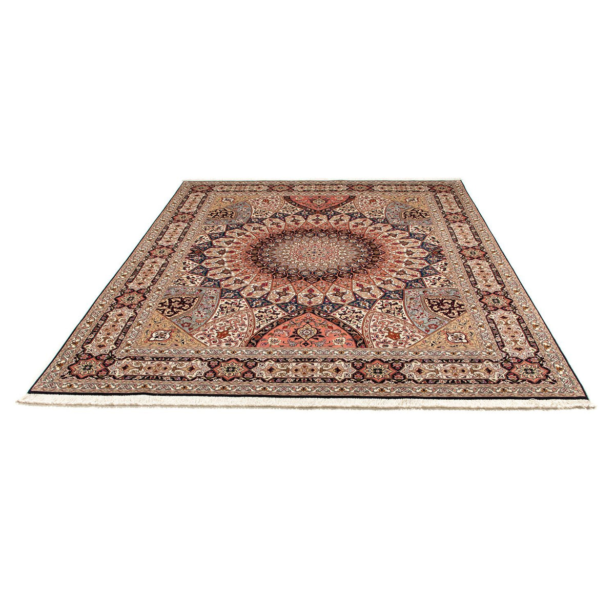 Perzisch tapijt - Tabriz - Royal - 242 x 202 cm - veelkleurig