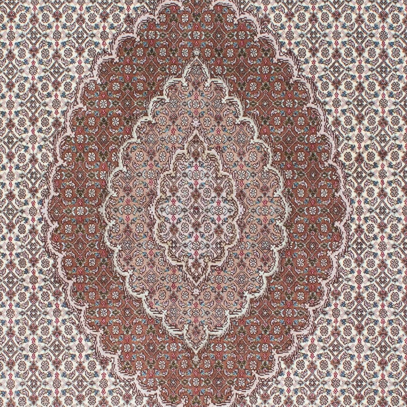 Perzisch tapijt - Tabriz - Royal - 210 x 150 cm - lichtbruin