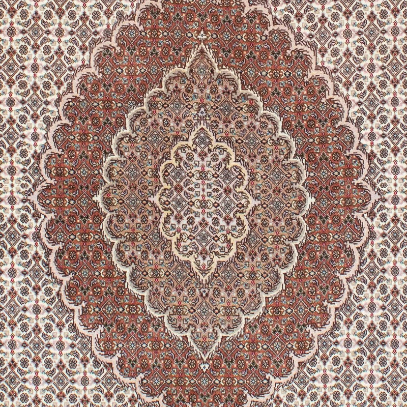 Perzisch tapijt - Tabriz - Royal - 210 x 150 cm - lichtbruin