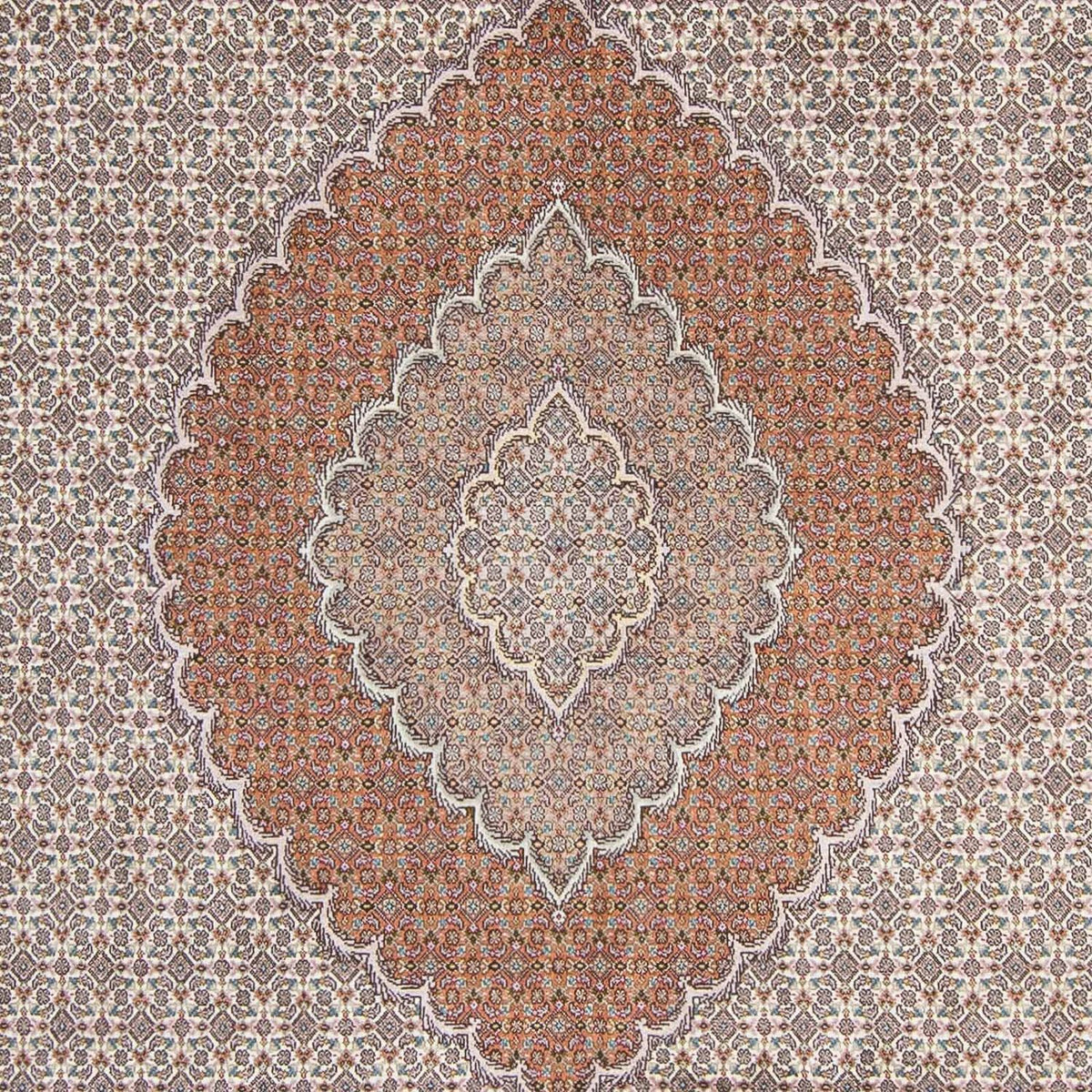 Perzisch tapijt - Tabriz - Royal - 298 x 203 cm - beige