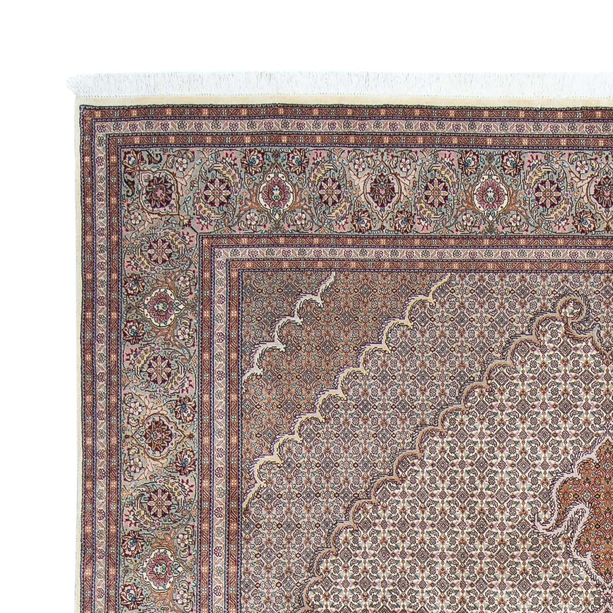Perzisch tapijt - Tabriz - Royal - 298 x 203 cm - beige