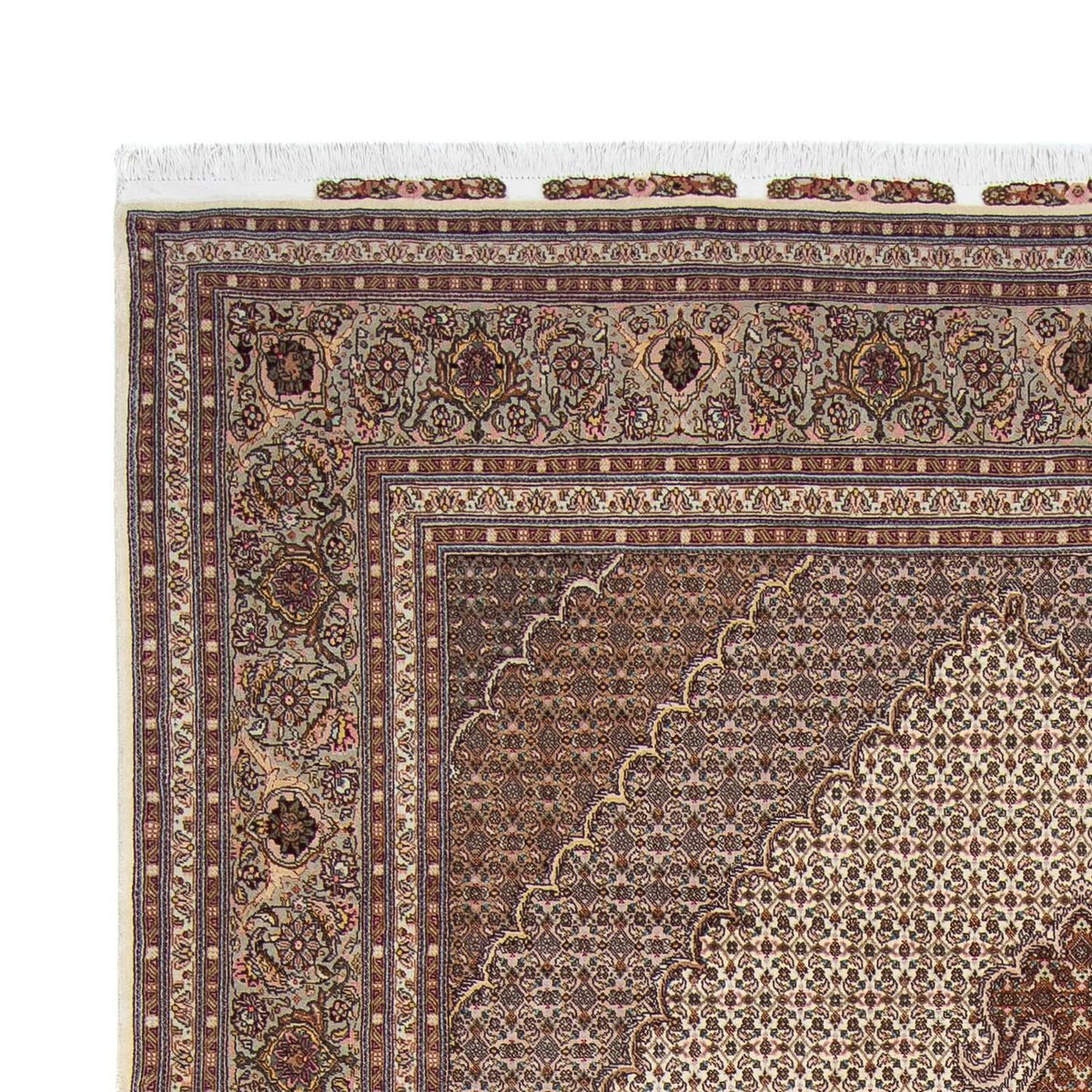 Perzisch tapijt - Tabriz - Royal - 316 x 198 cm - beige