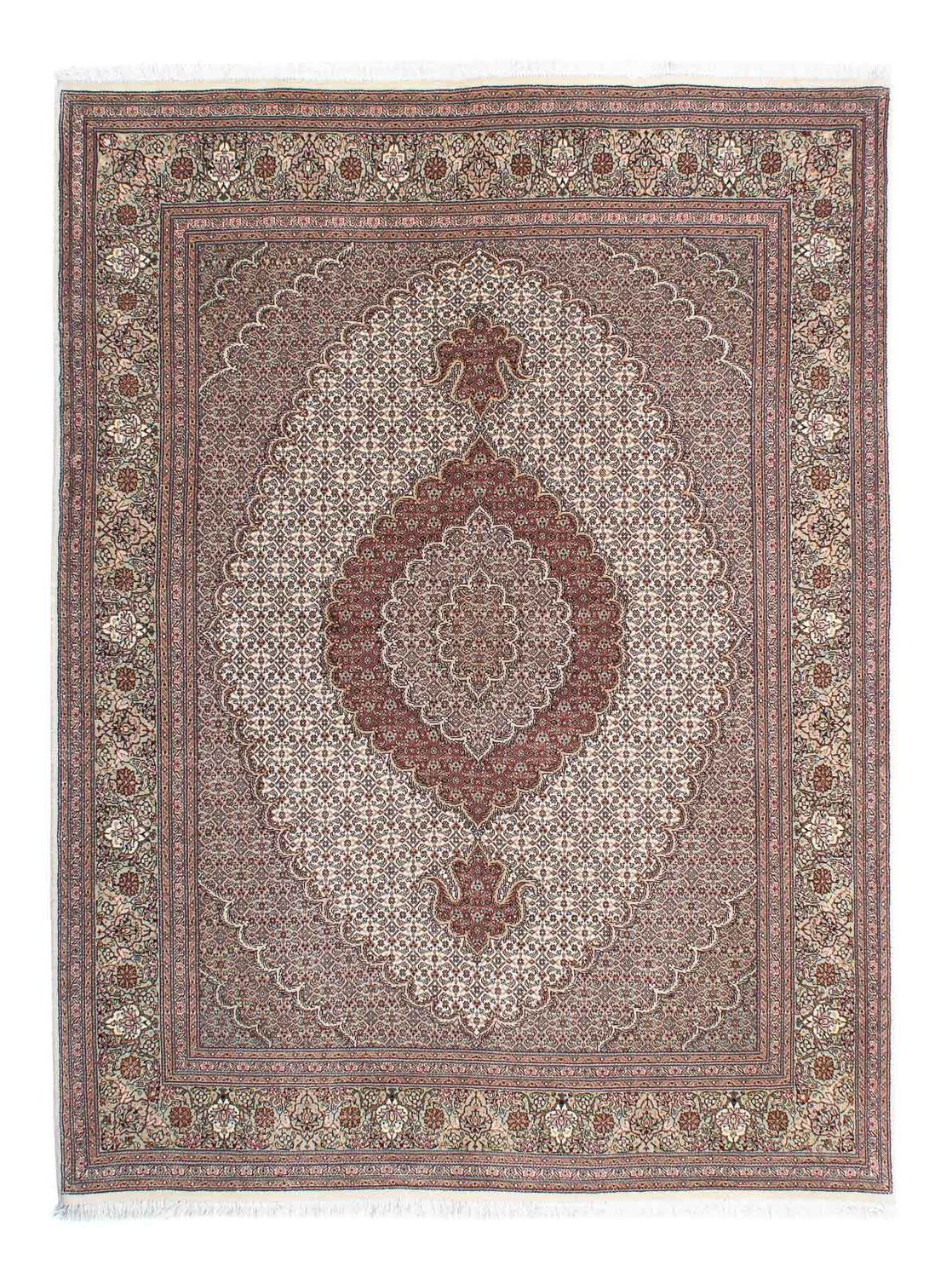 Perzisch tapijt - Tabriz - Royal - 205 x 153 cm - lichtbruin