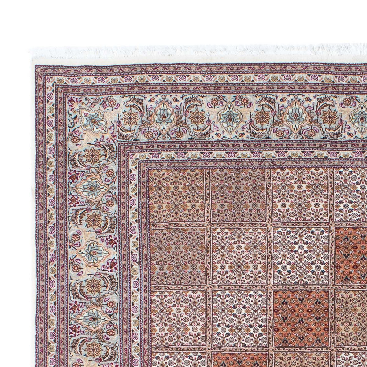 Perzisch tapijt - Tabriz vierkant  - 153 x 150 cm - donkerrood