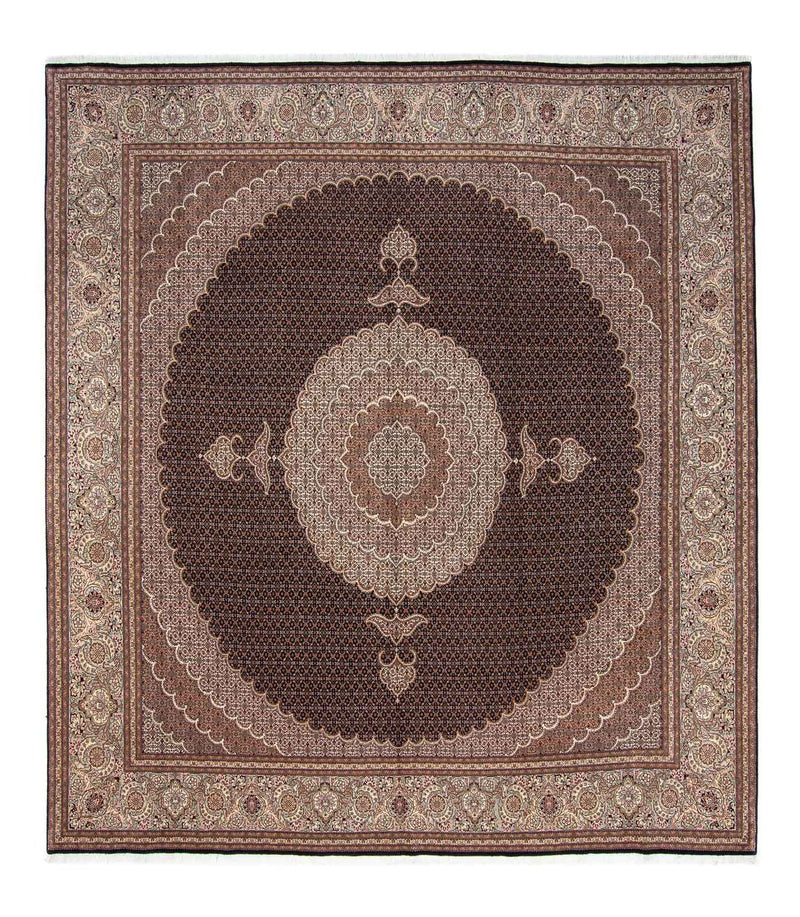 Perzisch tapijt - Tabriz vierkant  - 315 x 298 cm - donkerbruin
