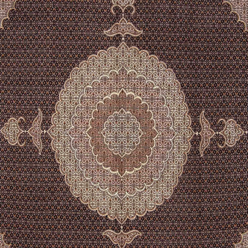 Perzisch tapijt - Tabriz vierkant  - 315 x 298 cm - donkerbruin