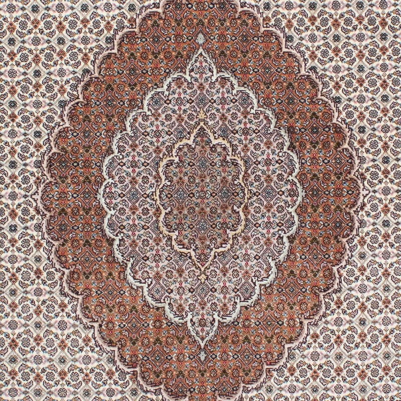 Perzisch tapijt - Tabriz - 212 x 153 cm - lichtbruin