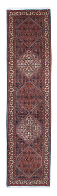 Loper Perzisch tapijt - Bijar - 291 x 70 cm - donkerblauw