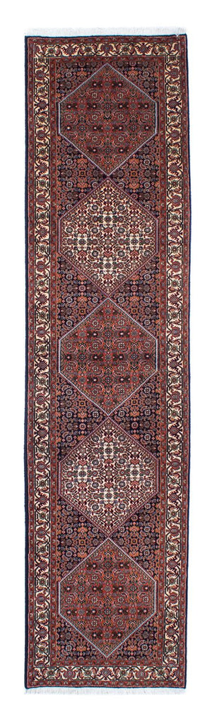 Loper Perzisch tapijt - Bijar - 291 x 70 cm - donkerblauw